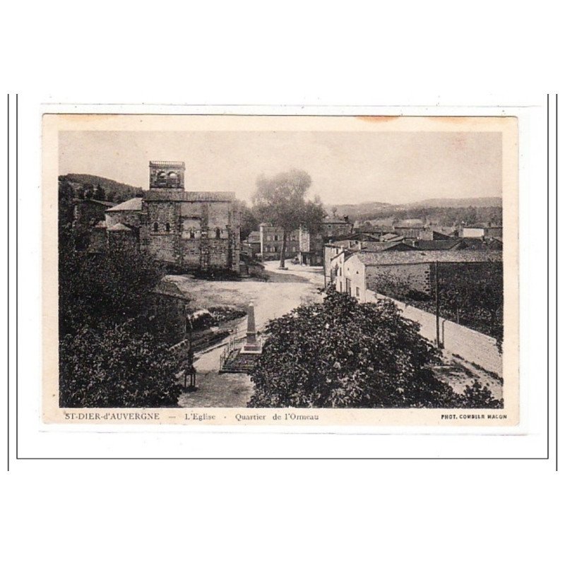 St-DIDIER-D'AUVERGNE : l'eglise - quartier de l'ormeau - tres bon etat