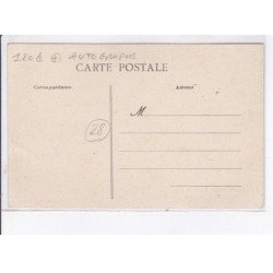 CHARTRES: aviation lieutenant de laissardière, autographe - très bon état