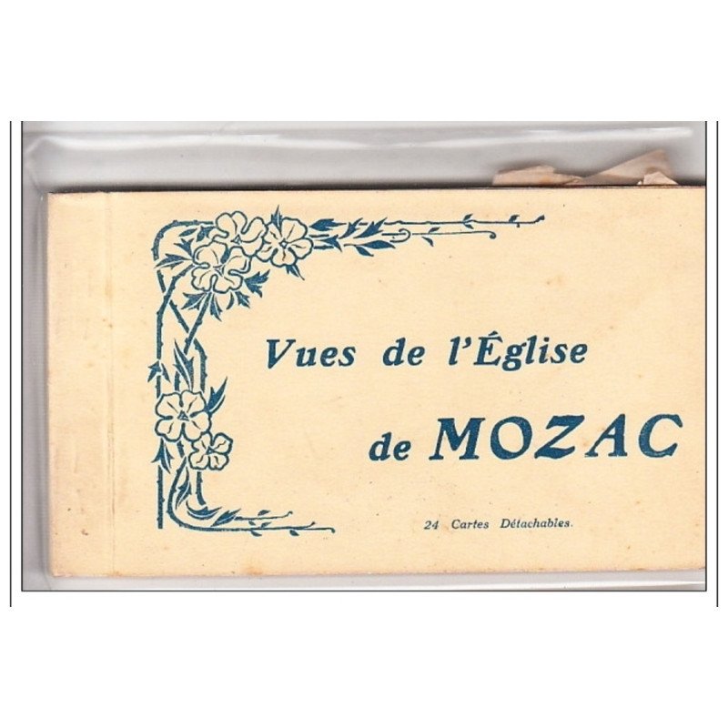 MOZAC : vu de l'eglise de mozac - tres bon etat