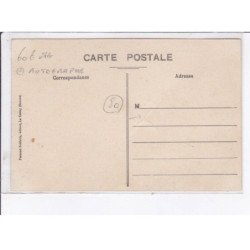 LE CROTOY: aviation, aviateur M. Allard sur son biplan caudron, autographe - état