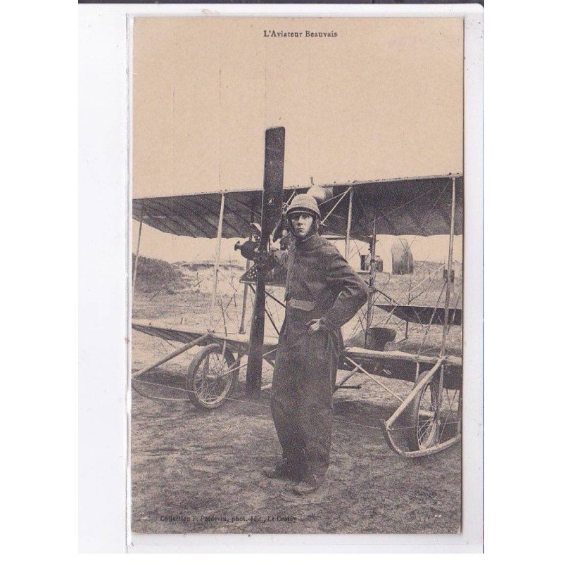LE CROTOY: aviation, aviateur beauvais - très bon état