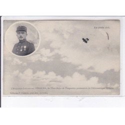LE CROTOY: aviation, aviateur-lieutenant Peralda, l'état-major de l'inspection permanente aéronautique - état