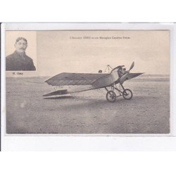 LE CROTOY: aviation, aviateur Obre et son monoplan caudron frères - très bon état