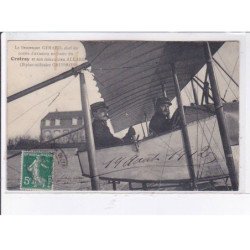 LE CROTOY: aviation, lieutenant Gérard chef centre aviation militaire mécanicien Allard biplan caudron - très bon état