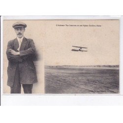 LE CROTOY: aviation, aviateur Van Leeuwen et son biplan caudron frères - très bon état