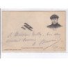 LE CROTOY: aviation, aviateur Beauvais et le biplan caudron frères, autographe - état