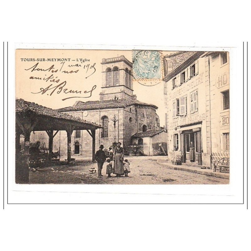 TOURS-sur-MEYMONT : l'eglise - tres bon etat