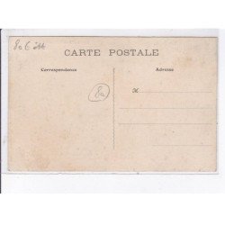 LE CROTOY: école d'aviation, M. Maquennehen sénateur de la somme biplan caudron - état