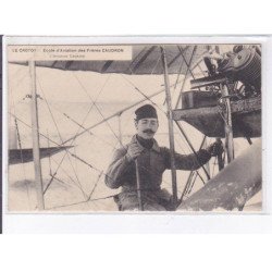 LE CROTOY: école aviation frères caudron, aviateur Legrand - très bon état