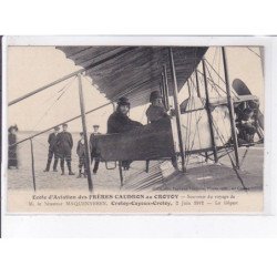 LE CROTOY: aviation, souvenir de voyage de M. le sénateur Maquennehen, 1912 - très bon état