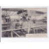 LE CROTOY: devnat le hangar des frères caudron, René Caudron sur son biplan - très bon état