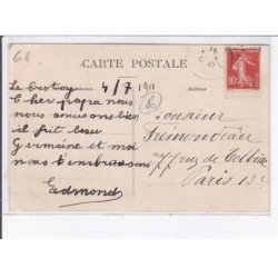 LE CROTOY: le biplan des frères caudron "romiotte n°2" aviation - très bon état