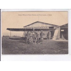 LE CROTOY: école aviation frères caudron, un groupe d'élève - très bon état