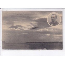 LE CROTOY: aviation, H. Wald, ingénieur-aviateur sur biplan caudron - très bon état