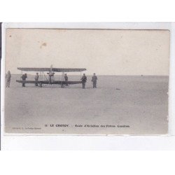 LE CROTOY: aviation, école aviation des frères caudron - très bon état
