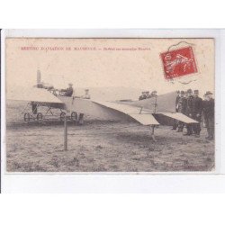 MAUBEUGE: aviation, meeting, bathiat sur monoplan Hanriot - état