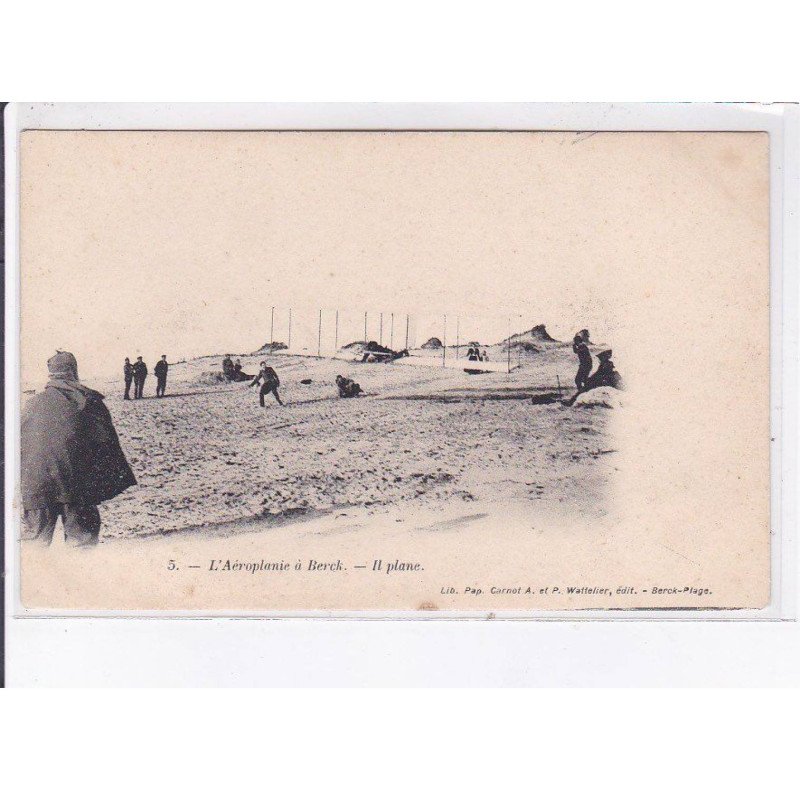 BERCK: aviation, aéroplanie, il plane - très bon état