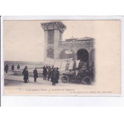 BERCK: aviation aéroplanie, la sortie de l'appareil - très bon état