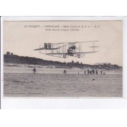 LE TOUQUET: paris-plage, aviation biplan caudron société anonyme française d'aviation - très bon état