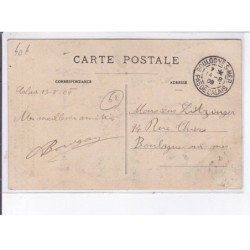CALAIS: aviation, première tentative traversée détroit en aéroplane par Hubert Latham le remorquage - très bon état