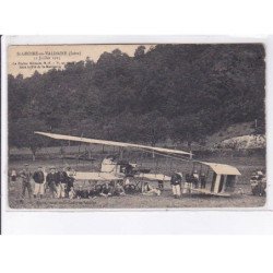 SAINT-GEORGE-en-VALDAINE: 1913 le biplan militaire dans le pré de la martinette, aviation - état