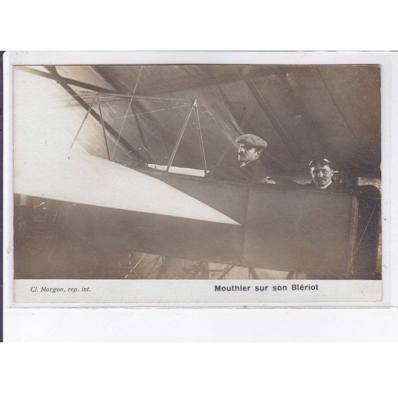 AMBERIEU: aviation, mouthier sur son blériot - très bon état