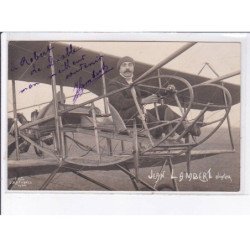 LYON: aviation Jean Lambert, autographe - très bon état