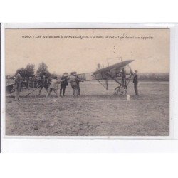 MONTLUCON: les aviateurs, aviation, avant le vol, les derniers apprêts - état