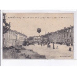PANISSIERE: place de la liberté, fête de la saint-jean, aviation, départ du ballon rond de la ville - très bon état