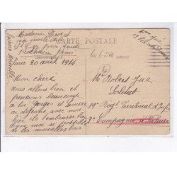 LE CROTOY: école d'aviation biplan caudron frères moteur anzani - état