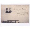 LE CROTOY: aviation, le caporal aviateur style et son mécanicien defrocourt sur biplan caudron, autographe - état