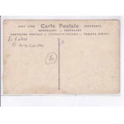 LE CROTOY: aviation, le caporal aviateur style et son mécanicien defrocourt sur biplan caudron, autographe - état