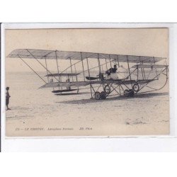 LE CROTOY: aviation, aéroplane farman - très bon état