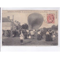 CREVECOEUR-le-GRAND: un coin l'avenue de la prairie le jour de la fête patronale, aviation, ballon rond - très bon état