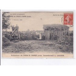 CROIX D'HINS: aviation, aérodrome, extincteur de l'abbé d. daney avec incomburant L. Lacour, 1909 - très bon état