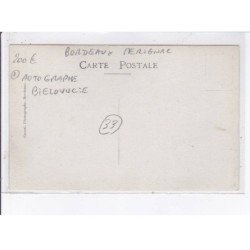 BORDEAUX MERIGNAC: aviation, autographe Bielovucie - très bon état
