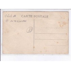BORDEAUX: Issartier et son aéroplane deperdussin, autographe - état