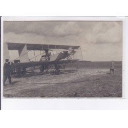 CROIX-D'HINS: aviation, Victor Rigal sur biplan Voisin, mars 1910 - très bon état