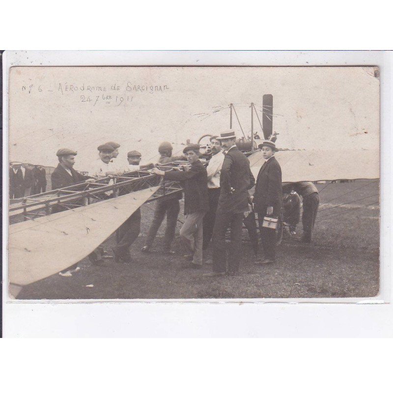 SARCIGNAN: aviation, aérodrome 1911 - état SARCIGNAN: aviation, aérodrome 1911 - état