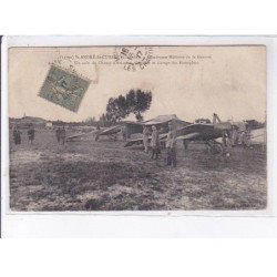 SAINT-ANDRE-de-CURZAC: aviation, aérodrome militaire de la garosse, un coin du champ d'aviation - très bon état