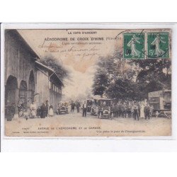 CROIX D'HINS: aérodrome, aviation, avenue de l'aérodrome et le garage - état