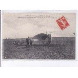 LUCON: aviation 1912 Daucourt su rmonoplan Blériot gagnant du prix de hauteur 800 mètres - état