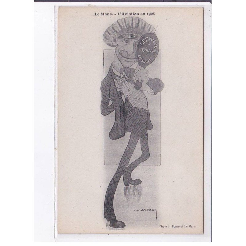 LE MANS: aviation en 1908, cremieux et tailleur, maresco - très bon état LE MANS: aviation en 1908, cremieux et tailleur, maresco - très bon état