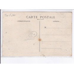 LIMOUX: aviation souvenir de la visite de Védrines 1912, aviateur entouré du conseil municipal - état