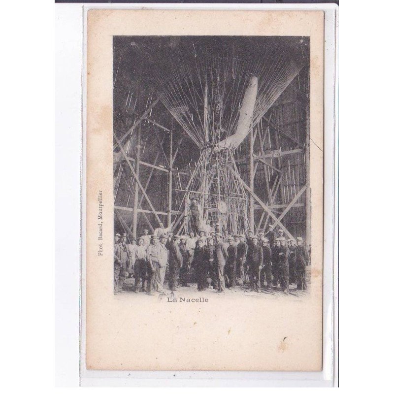 PALAVAS: aviation, la nacelle, ballon rond, aviation - très bon état