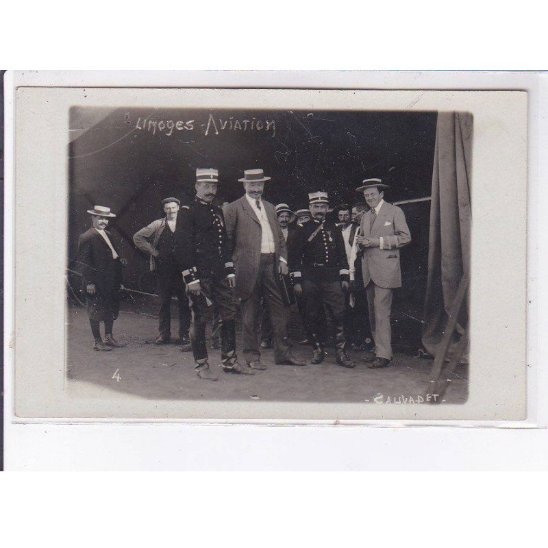 LIMOGES: aviation, personnages, sauvadet - très bon état