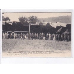 ARGENTAT: fêtes d'aviation 1912 devant le hangar des grands oiseaux - très bon état