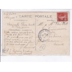 COGNAC(?): aviation, bouchot sur monoplan cornet - état