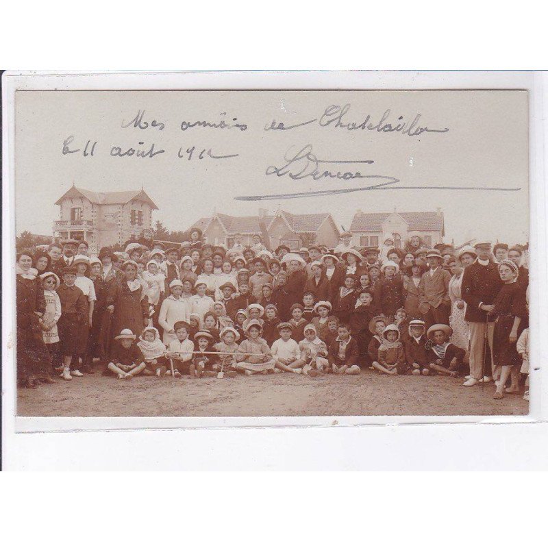 CHATELAILLON: aviation, autographe Deneau - très bon état