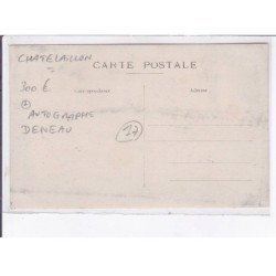 CHATELAILLON: aviation, autographe Deneau - très bon état